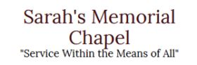 Sarah memorial chapel recent obituaries.  You can search by first or .  Please...