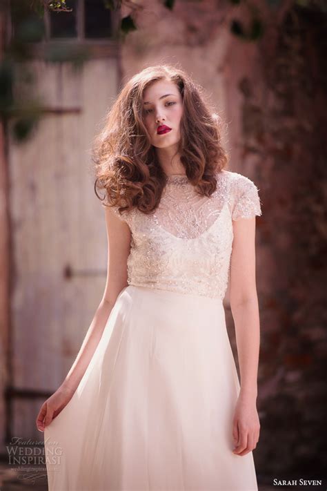Sarah seven bridal. A look at wedding dresses in the Sarah Seven Wedding Dresses Fall 2015 Collection. Light, airy wedding dresses, with goddess gowns, and bridal separates. ... Here is a glimpse at several gowns from the Sarah Seven Bridal Collections for Fall 2015, which will be available in bridal boutiques soon. 'Astor' … 