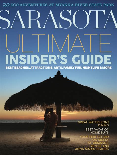 Sarasota magazine. Sarasota Magazine is your resource for Sarasota restaurants, news, events, shopping, party pictures, health, real estate and more. 