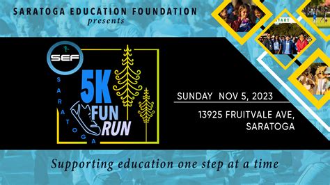 Saratoga Education Foundation sets date for 2nd annual 5K Fun Run