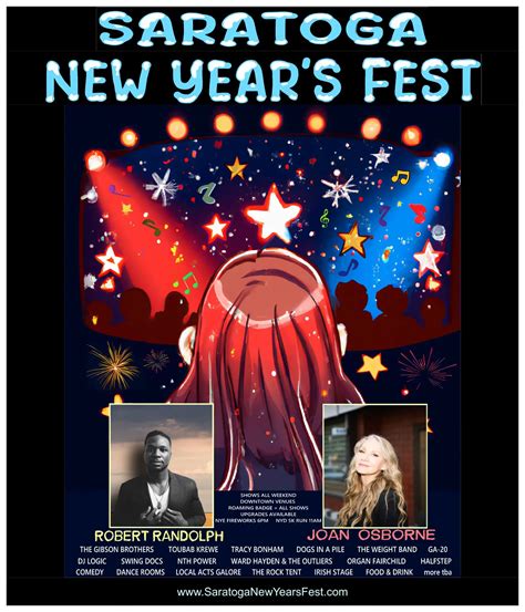 Saratoga New Year's Fest announces music lineup