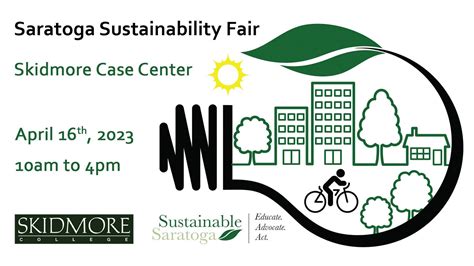 Saratoga Sustainability Fair scheduled for April 16
