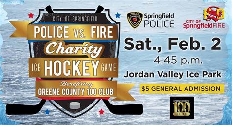 Saratoga firefighters and police to play charity hockey game