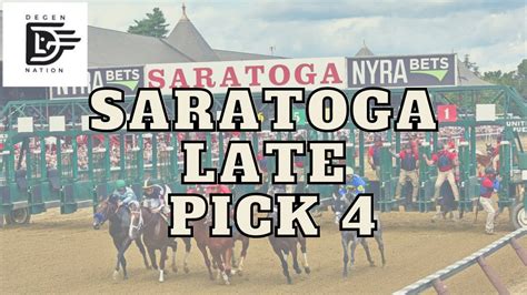 Saratoga picks for today. Saratoga Entries for Today along with Saratoga Results. Our comprehensive result charts includes all the betting payout information and our Entries include all the race information for each race This website uses cookies ... Saratoga Picks, Entries and Results. Saratoga Picks: Friday, September 2, 2022. Race 1: 9-1-6-8 . Race … 