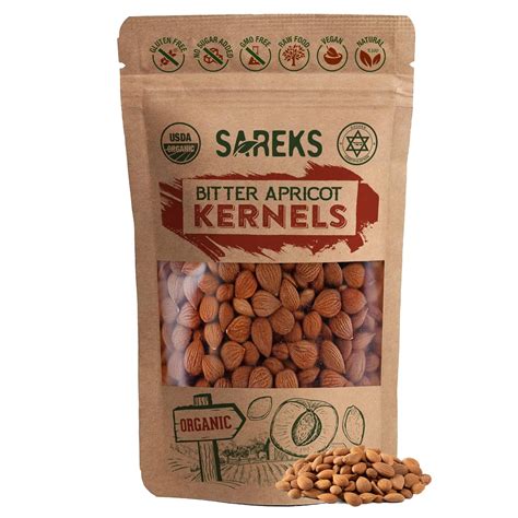 Sareks Bitter Apricot Seeds Organic Raw - amazon.com