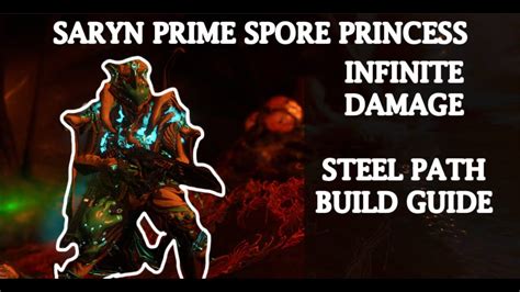 Syran Steel Path - 6 Forma Saryn Prime build by cole35 - Updated for Warframe 32.3. Top Builds Tier List Player Sync New Build. en. Navigation. Home Top Builds Tier List Player Sync New Build. Account. ... Other Saryn Prime builds. Saryn Prime - Gloomy Spore Spreader. Saryn Prime guide by PeacefulGoose. 6; FormaMedium; Guide. Votes 1728.. 
