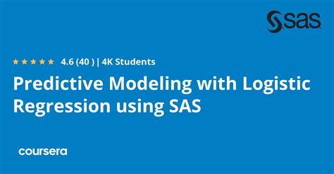 Sas Predictive Modelling Using Logistic Regression