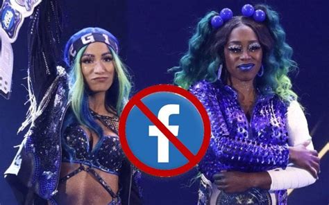 Wwe Porn Proxy Sasha Banks - Sasha Banks and Naomi s offical WWE Facebook Profiles Taken Down -  adviseabout