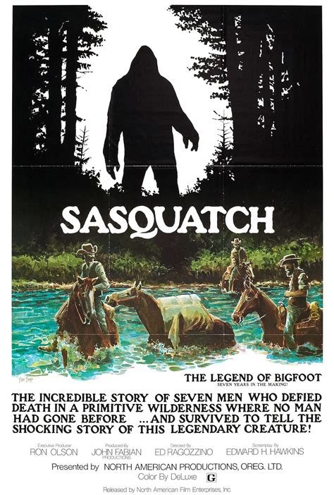 Sasquatch movie. Sasquatch: With Dina Bonnevie, Patrick Bradford, George Long, Glen Morris. The story of a man who is struggling to fight off his haunting past and must find some way to save a summer camp from the wrath of an ancient creature. 