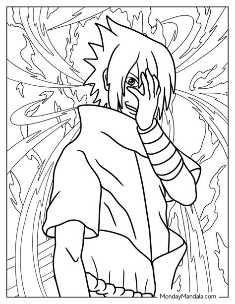 Sasuke Coloring Pages