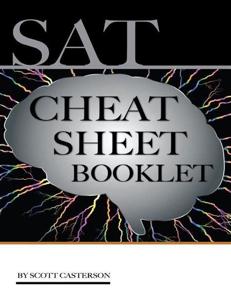 Sat Cheat Sheet Booklet