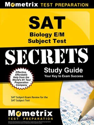 Sat biology e m subject test secrets study guide by mometrix media llc. - Stihl re 140k re 160k taller servicio reparación manual descargar.