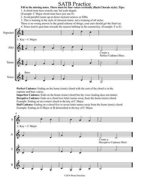 Satb midi.  Tips for Creating SATB exercises How to Create an SATB Score To cre...