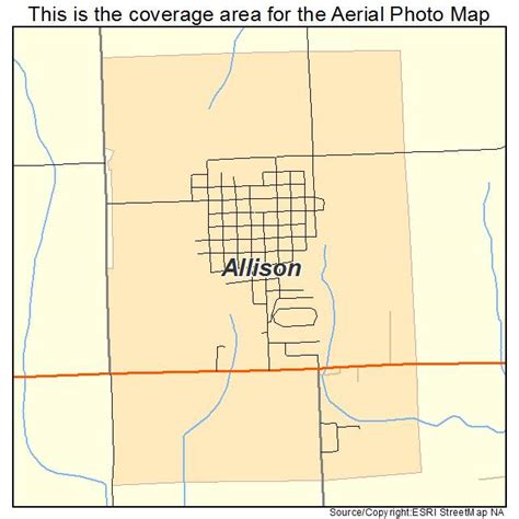 Satellite Location Map of Allisonia - maphill.com