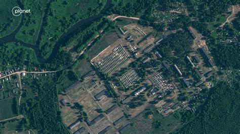 Satellite photos, reports suggest Belarus building army camp for Wagner fighters