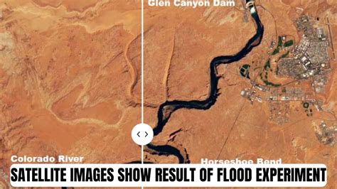 Satellite photos show impact of burst of water sent to Lake Mead