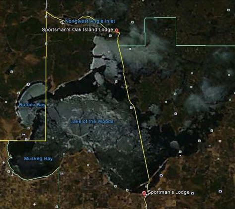 Satellite photos shows Lake of the Woods ice breaking up - Star Tribune