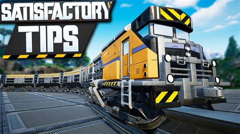 Satisfactory Train Tutorial, Tips, and Station Guide! Satisfactory