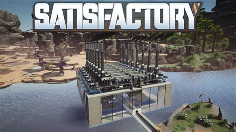 Satisfactory coal power layout. 8 coal generators. Mk2 belt of Coal (120 pieces/min) 4 water generators - one water gen for 2 coal gen. Set them to 75% efficiency. If you don't need so much at start you can go with 4 gens, Mk1 belt and 2 water generators. Make sure to turn them on one by one, Water generators use a lot of power at the beginning. 