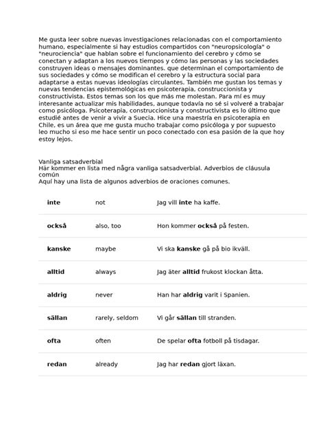 Satsadverbial lista pdf