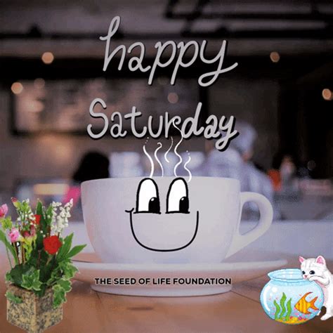Saturday coffee gif. Download Good Morning Happy Saturday Pink Coffee GIF for free. 10000+ high-quality GIFs and other animated GIFs for Free on GifDB. 