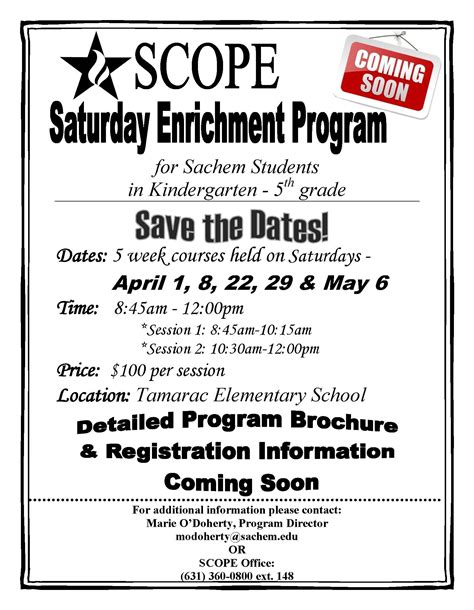 Saturday enrichment program. Things To Know About Saturday enrichment program. 