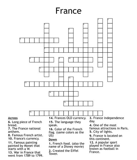 Saturday in france crossword. Play the Daily New York Times Crossword puzzle edited by Will Shortz online. Try free NYT games like the Mini Crossword, Ken Ken, Sudoku & SET plus our new subscriber-only puzzle Spelling Bee. 