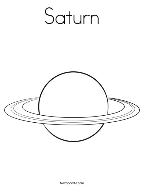 Saturn Coloring Pages Print Coloring Home