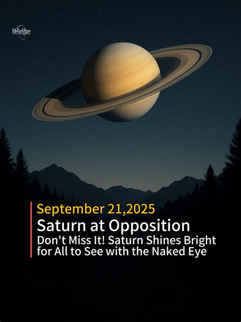 Saturn to Reach Peak Visibility on September 21: How to Watch