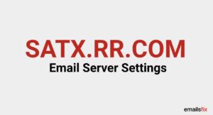 If your address is johndoe@ satx.rr.com, then the POP3 server will be pop-server.satx.rr.com and the SMTP server will be smtp-server.satx.rr.com. If the address is johndoe@ tampabay.rr.com then the POP3 server will be pop-server.tampabay.rr.com and the SMTP server will be smtp-server.tampabay.rr.com. At that point hopefully the port settings .... 