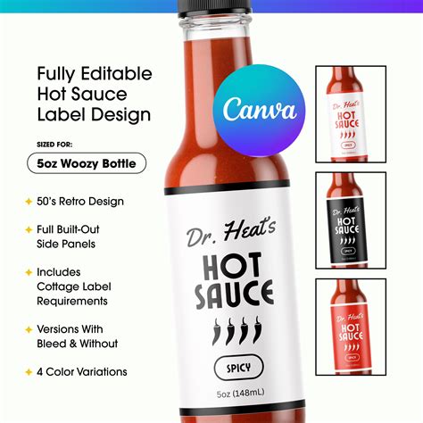 Sauce Labels Templates