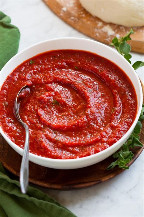 Directions. Gather all ingredients. Dotdash Meredith Food Studios. Mix together tomato sauce and tomato paste in a medium bowl until smooth. Dotdash Meredith Food Studios. Stir in oregano, garlic, and paprika to pizza sauce mixture. Dotdash Meredith Food Studios.. 