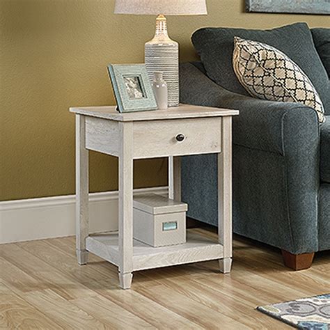 Sauder Chalked Chestnut Side Table Wayfair