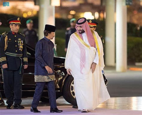 Saudi crown prince receives the Sultan of Brunei Arab News