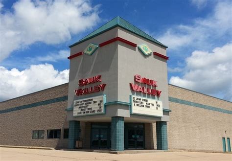 Sauk Valley Cinemas. Sterling, IL - Whiteside County. 815-625-3456 Visit Website. Home / What to Do / Entertainment / Movie Theaters / Sauk Valley Cinemas. Address: . 