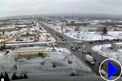 Sault webcam. The two cities are joined by the Sault Ste. Marie International Bridge, which connects Interstate 75 on the Michigan side to Huron Street on the Ontario side. Shipping traffic in the Great Lakes system bypasses the Saint Mary's Rapids via the American Soo Locks, the world's busiest canal in terms of tonnage that passes through it, while smaller ... 