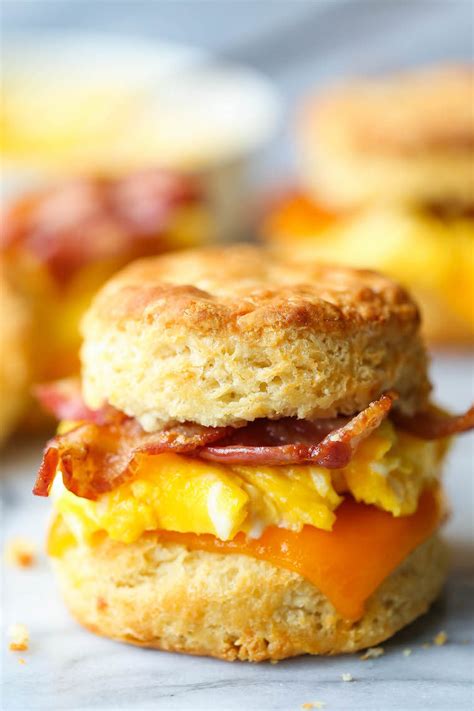 Sausage Breakfast Biscuits with Fruit Jam delicious start to the day