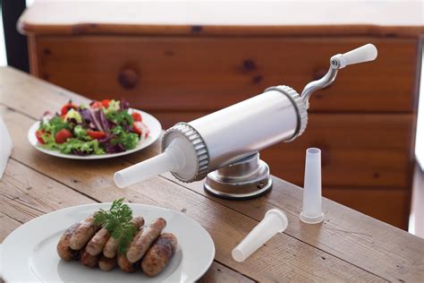 Sausagemaker - This item: Sunmile Electric Meat Grinder and Sausage Maker - 1HP 1000W Max - Stainless Steel Cutting Blade and 3 Grinding Plates,1 Big Sausage Staff Maker (White) $49.99 $ 49 . 99 Get it as soon as Friday, Mar 22 