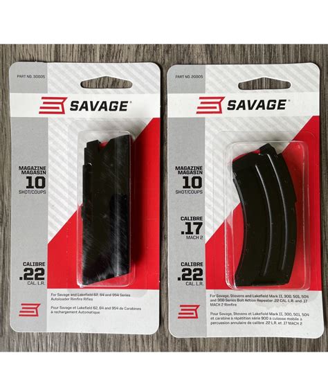 Savage 55233 Savage Axis/Edge 4 Round Magazines - Bl