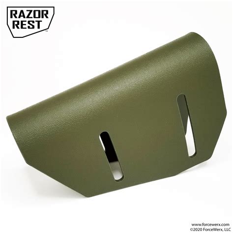 Savage rascal cheek riser. com _ Razor Rest Adjustable Cheek Riser - OD Green T...