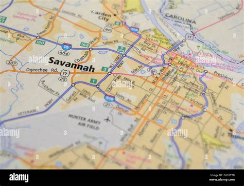 Savannah Zip Code Map Cities And Towns Map