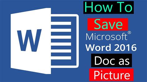 Save MS Word 2016 official