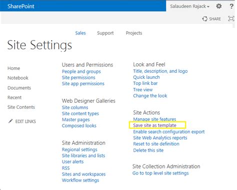 Save Site as Template in Sharepoint 2013 using PowerShell SharePoint