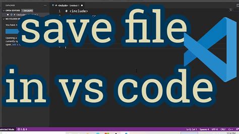 Save Visual Studio Code full