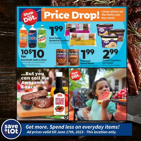 This week's ad at your local Save A Lot. Show M