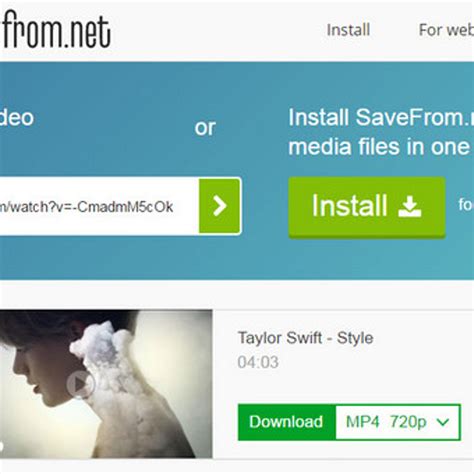  Go to savefrom.net and paste the video's URL into the search box to initiate the MP4 conversion process. Click the "Download" button adjacent to your preferred video quality on savefrom.net to finish the downloading. .