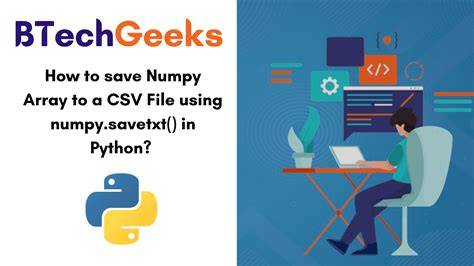 Save numpy array to csv.  numpy.  By the end, you’ll be able to turn In this tutorial, we wil...