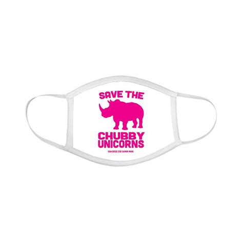 Save the Chubby Unicorns Face Mask - ShopZoo