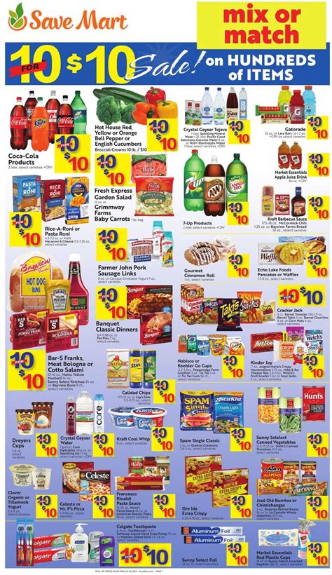 Here are your top deals this week at Save Mart near you, save the ⭐️ Save Mart Weekly Ad 7/20/22 - 7/26/22 and don't forget to find sales and Save Mart flyer July 20 - 26, 2022, special offers, coupons and more. Save Mart Weekly Ad July 20 - 26, 2022.. 