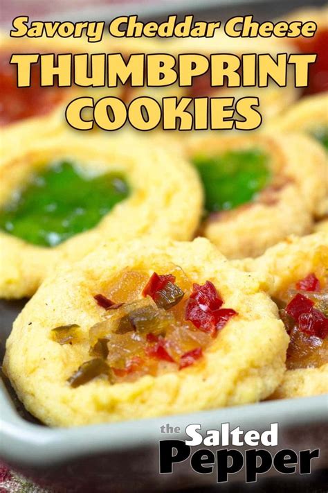 Savory Cheddar Cheese Thumbprint Cookies Recipe - What